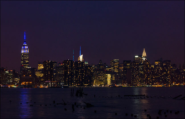 New York Night Skyline