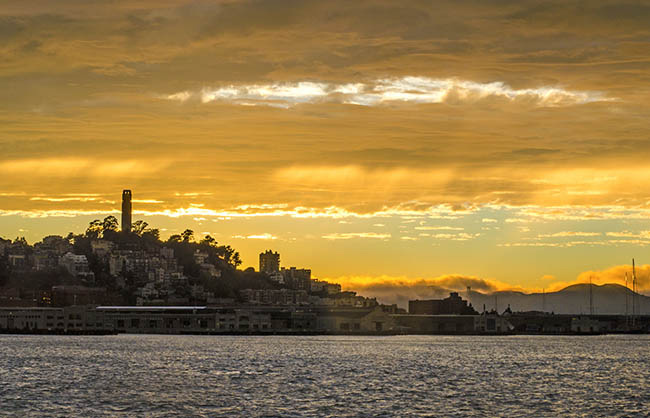 Sun on the bay